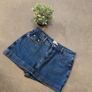 Women's Blue Denim Shorts